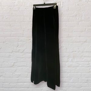 VTG 60s/70s John Meyer Black Velvet Maxi Skirt